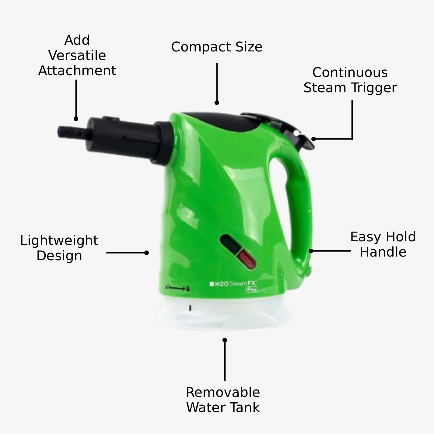 H2O Steam FX Pro